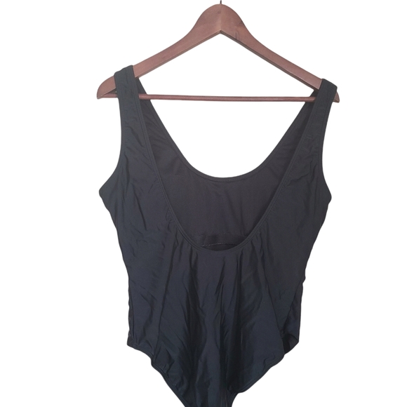 Womens One Piece Swimsuit Bathing Suit XL Blue Beach Swimwear Full Coverage - Picture 2 of 4